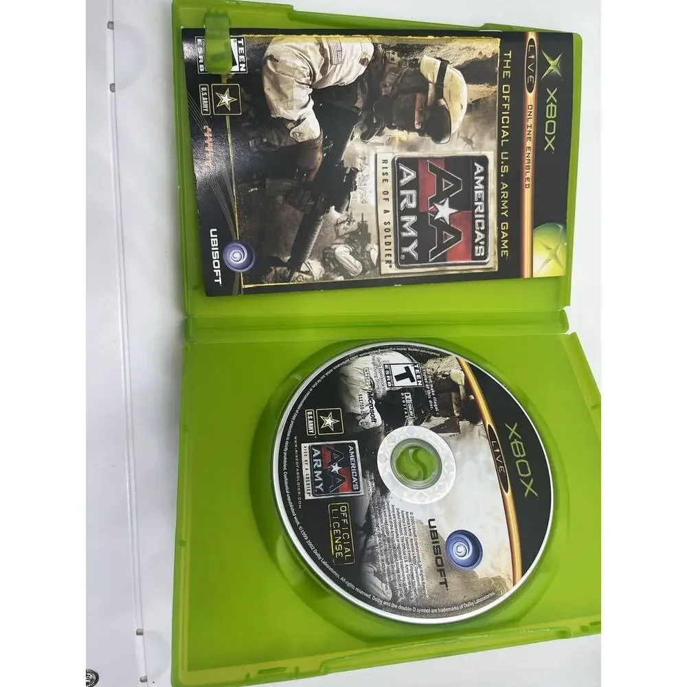 America's Army: Rise of a Soldier (Microsoft Xbox, 2005) DISC & CASE ONLY